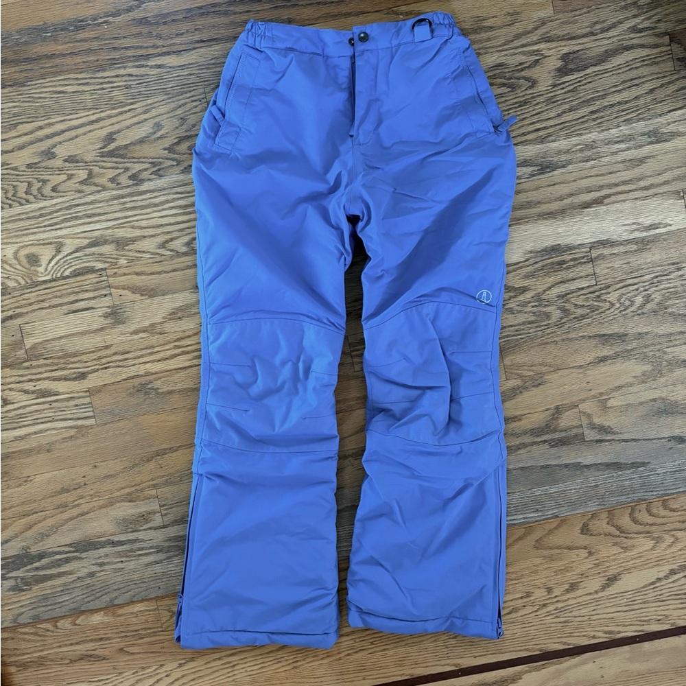 Lands End Kids Squall Waterproof Pants Size 12 Indigo Blue